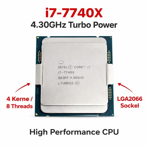 Intel core 7740x - intel, (4