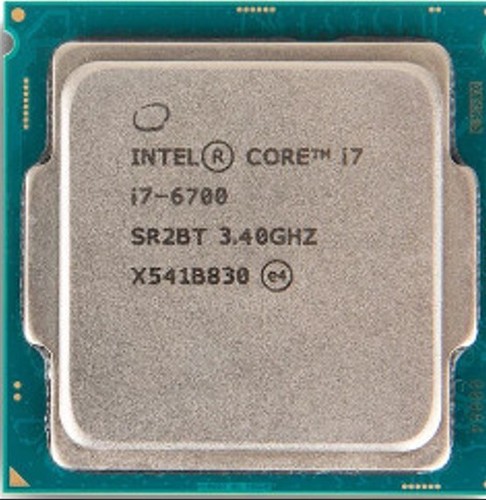 Cpu intel core 6700 - core, 3,4