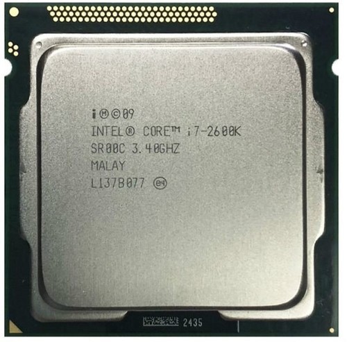 Intel core 2600k 3 - 4-core, 3,4